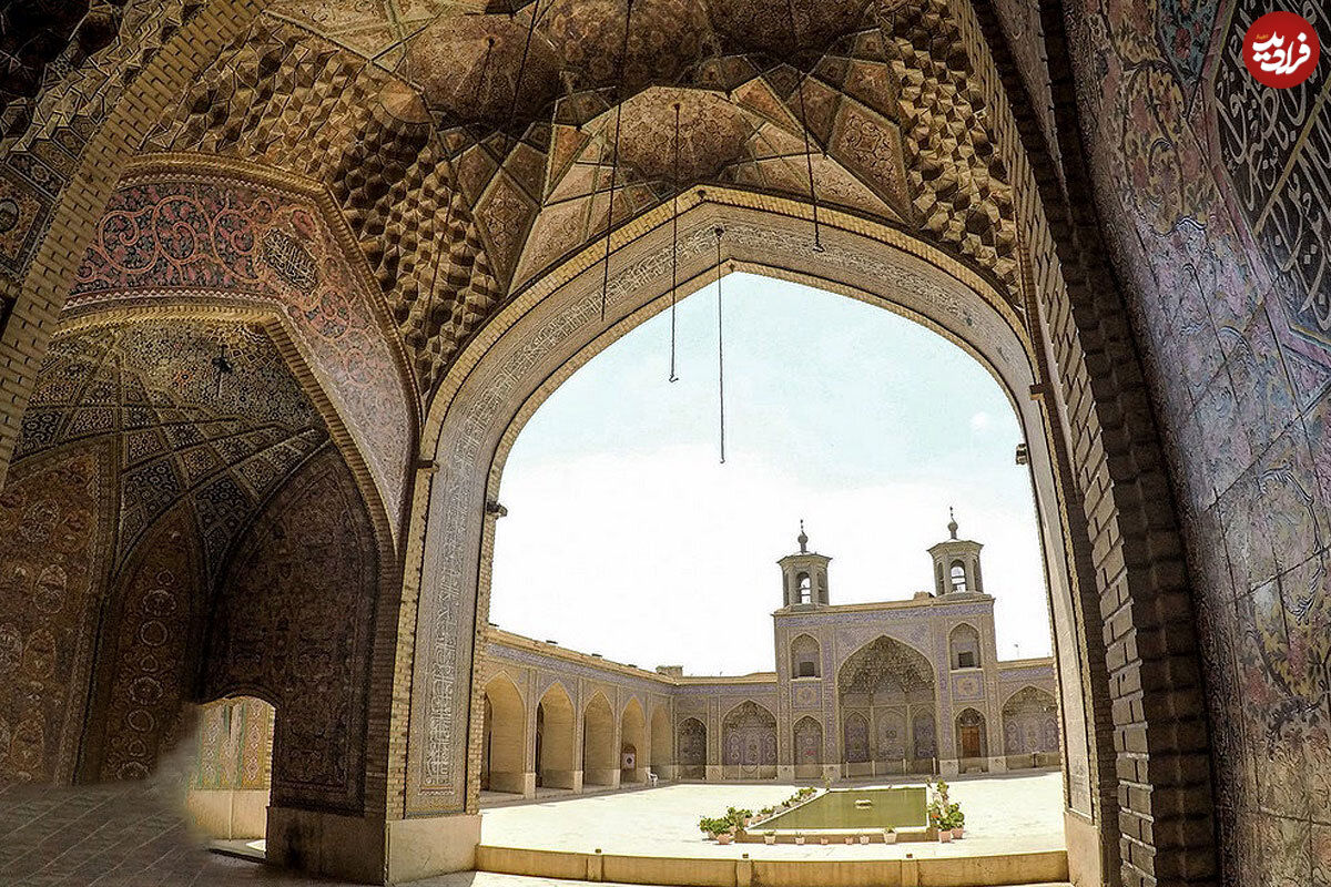 تصاویر؛ مسجد صورتی شیراز کجاست ؟