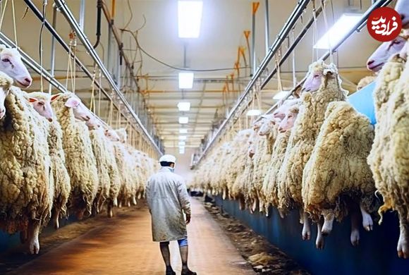 (ویدئو) روش جلب انگلیسی ها برای پرورش و فرآوری پشم و گوشت میلیون ها گوسفند