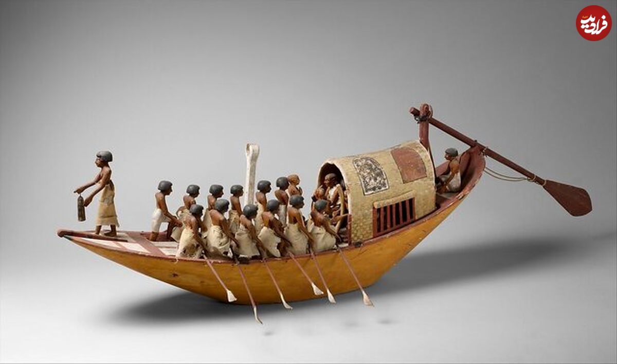 جزئیاتی از قایق اشراف‌زاده مصری