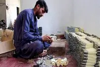 ببینید؛ مراحل دیدنی تولید انبوه و دستی قلم موی نقاشی در پاکستان