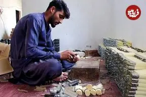 ببینید؛ مراحل دیدنی تولید انبوه و دستی قلم موی نقاشی در پاکستان