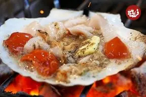 ببینید| غذای خیابانی در ژاپن؛ پخت غذا با اختاپوس، صدف و توتیا در اوساکا