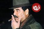 عکس| سفر به تاریخ؛ «صدام» و همسرش «ساجده» در حال روشن کردن شمع‌های روی کیک تولد