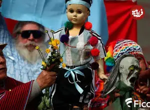 ببینید| مراسم‌ آیینی شمن‌ها در آستانه دیدار فینال اسپانیا و آرژانتین