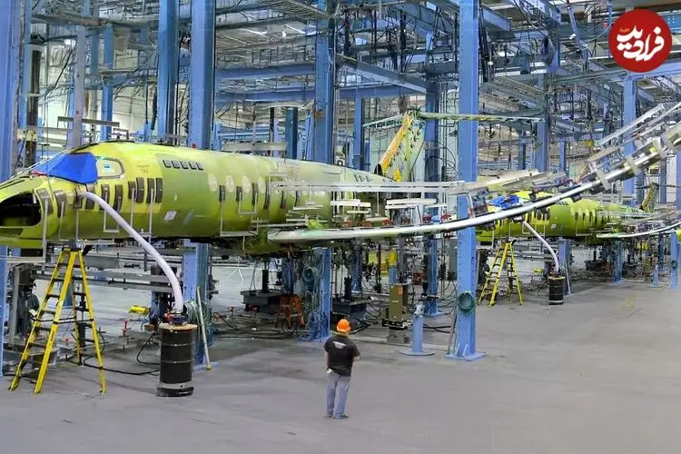 ببینید| چگونه جت‌های خصوصی گران‌قیمت در کارخانه های آمریکا ساخته می شوند؟