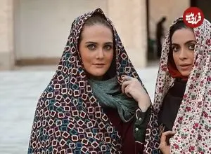 عکس| سفر زمان؛ چهرۀ «بانو» در اتاق گریم سریال «سوجان»