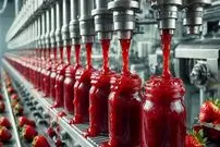 ببینید| فرآیند تولید انبوه مربای توت فرنگی در کارخانه ای مدرن در آمریکا