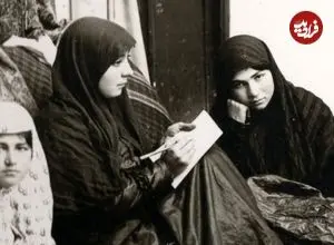 عکس| سفر به ایران قدیم؛ یک «محفل زنانه» در دوران ناصرالدین شاه