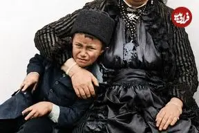 عکس| سفر زمان؛ تصویر رنگی‌شدۀ «سوگلی ناصرالدین شاه» در کنار «عزیزالسلطان و آقامحمدخان»