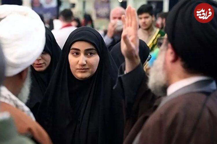 عکس؛ سفر به تاریخ؛ «زینب، دختر سردار سلیمانی» در کنار پدرشوهر لبنانی‌اش؛ سال 1399