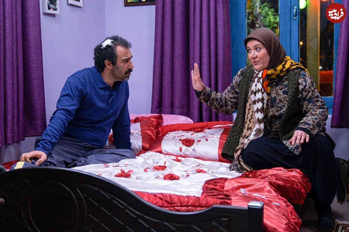 عکس؛ سفر در زمان؛ «هما سعادت» سریال پایتخت در کنار همسر و پسرش؛ سال 95