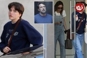 تصاویر؛ استایل جدید فین افلک؛ تقلیدی از تیپ معروف پدرش که میم شده بود