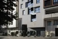 تصاویر؛ معماری متفاوت نمای یک ساختمان در نزدیکی پارک قیطریه