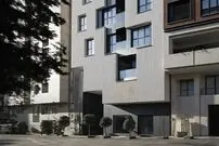 تصاویر؛ معماری متفاوت نمای یک ساختمان در نزدیکی پارک قیطریه
