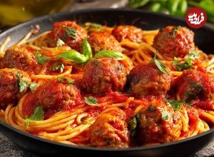 ببینید| طرز پخت یک شام خوشمزه؛ اسپاگتی با کوفته قلقلی