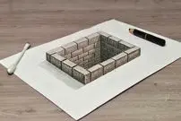 ببینید| به همین سادگی یک نقاشی سه بعدی شگفت انگیز بکشید!