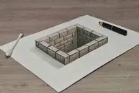 ببینید| به همین سادگی یک نقاشی سه بعدی شگفت انگیز بکشید!