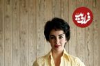 عکس؛ سفر در زمان؛ تیپ و چهره «الیزابت تیلورِ 35 ساله در یک مهمانی»؛ سال 1347