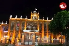 عکس| میدان ساعت در عکس تاریخی؛ تبریز زیبا در دهه ۴۰ شمسی