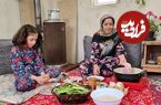 ببینید؛ غذای روستایی در ایران؛ نحوه پخت باقالی پلو با مرغ زعفرانی