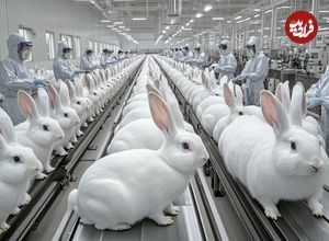 ببینید| چگونه چینی ها هزاران خرگوش را برای تولید گوشت پرورش می دهند؟