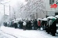 تصاویر؛ سفر به تهران قدیم؛ پایتخت برفی شد؛ عکس‌های تماشایی از تهران ۱۳۷۴