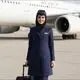 عکس| سفر زمان؛ دو مهماندار خانم شرکت ایران ایر روی پله های هواپیما؛ دهه 40