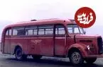 عکس| سفر به گذشته؛ اتوبوس دماغ دار در میدان توپخانه تهران؛ دهه 20 شمسی