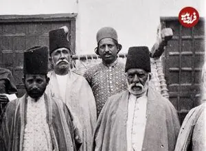 عکس| سفر زمان؛ مردان ایرانی در دوران قاجار با «خال هندی»
