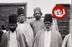 عکس| سفر زمان؛ مردان ایرانی در دوران قاجار با «خال هندی»