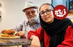 عکس| سفر زمان؛ «اکبر عبدی و معصومه قاسمی» در روز عروسی شان؛ سال 65