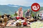 ببینید؛ غذای روستایی در گیلان؛ پخت آبگوشت با ماهیچه گوسفند و نان تازه
