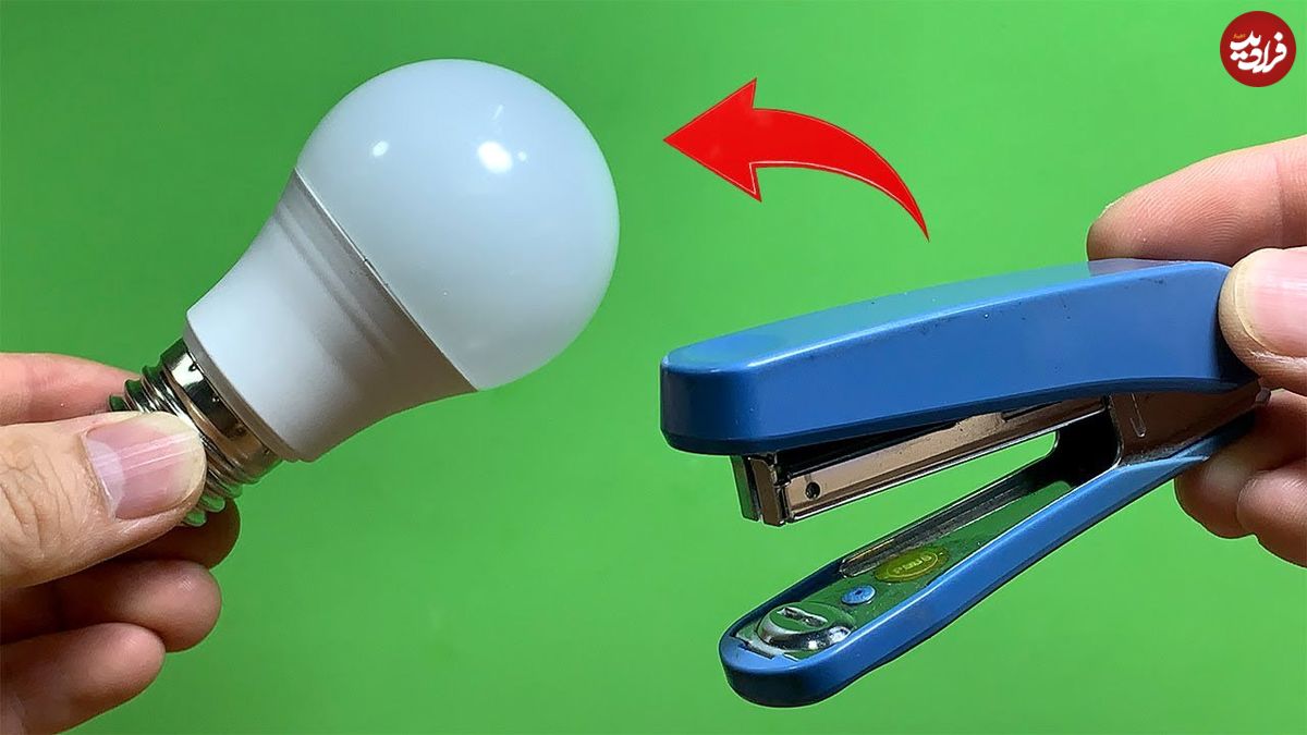 ببینید؛ نحوه تعمیر ساده لامپ LED سوخته با کمک یک منگنه معمولی!