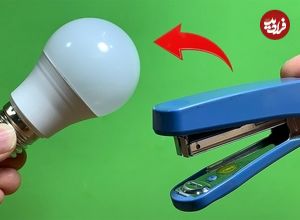 ببینید؛ نحوه تعمیر ساده لامپ LED سوخته با کمک یک منگنه معمولی!