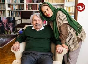 عکس؛ سفر در زمان؛ «داوود رشیدی و علی نصیریان» در حال اجرای یک تئاتر؛ سال 1344
