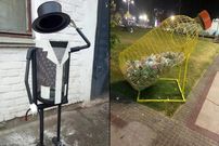 تصاویر؛ هنر خیابانی؛ «سطل‌‌های آشغال» خلاقانه در سراسر جهان