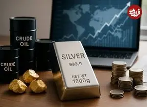 قیمت انس طلا، نقره، مس و نفت امروز پنجشنبه 4 تیر 1405