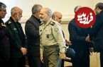 عکس؛ سفر در زمان؛ «واعظی، محسن رضایی، سرلشکر سلامی و سردار سلیمانی» در یک مراسم ختم؛ دهه 90