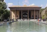 (تصاویر) چهارباغ و چهل‌ستون در نوروز ۱۴۰۴