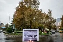 (عکس) تهران قدیم؛ نمایی از «ماشین های کلاسیک در میدان تجریش» در سال 40