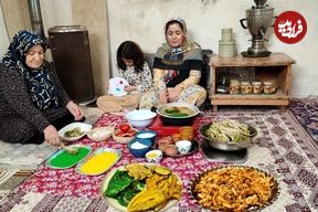 ببینید؛ غذای روستایی در ایران؛ نحوه پخت خوراک و ترشی با کنگر