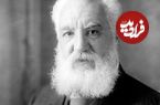 عکس| سفر در زمان؛ «الکساندر گراهام بل» در جمع همکاران اش در سالگرد تلفن بل؛ سال 1294