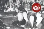 عکس| سفر زمان؛ زن‌ها در مجلس روضه در کاخ سلطنت‌آباد؛ دوران قاجار