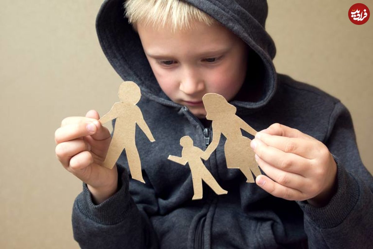 تقسیم پرآسیب بچه‌های طلاق بین والدین