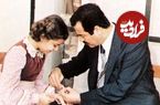 عکس| سفر به تاریخ؛ «رغد، دختر صدام» در مراسم چهلم پدرش در یمن؛ 18 سال قبل