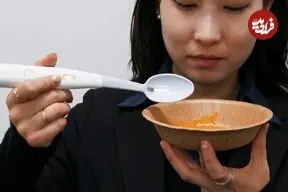 عکس| ژاپنی‌ها قاشقی ساختند که با برق غذا را شورتر می‌کند!