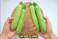 ببینید| طرز تهیه یک غذای ساده و جدید با کدو سبز و تخم مرغ