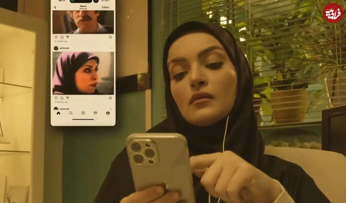 عکس| سفر در زمان؛ «خانم دکتر پذیرش» سریال کلینیک رویا در پشت صحنه سریال بی نشان؛ سال 1403