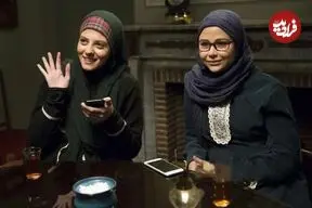 ببینید| سفر زمان؛ مهسا طهماسبی و ویشکا آسایش در پشت صحنه سریال دیوار به دیوار؛ سال 96