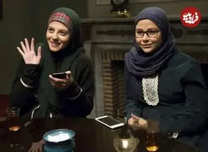 ببینید| سفر زمان؛ مهسا طهماسبی و ویشکا آسایش در پشت صحنه سریال دیوار به دیوار؛ سال 96